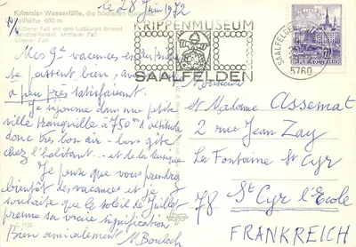 Krimmler Wasserfälle — najwyższe w Europie — Krippenmuseum Saalfelden — Rewers