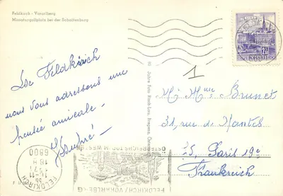 Castelo de Schattenburg — Feldkirch, Vorarlberg — Feldkirch Foto Risch-Lau — Verso