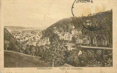 SAARBRÜCKEN — Parte no Winterberg — Verlag von Emil Hartmann i. E., Nr. 41