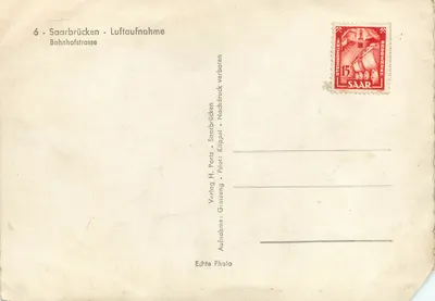 Otetz — Vista aerea — Verlag H. Portz — Verso