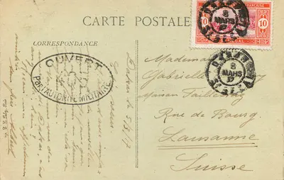DAKAR - Ponta do Lazaret e Falésia da Anse Bernard — África Ocidental (Senegal) — Editor geral Portier-Douat — Verso
