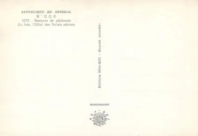 N'Gor — łódki rybackie — Wydawnictwo HOA-QUT — Rewers