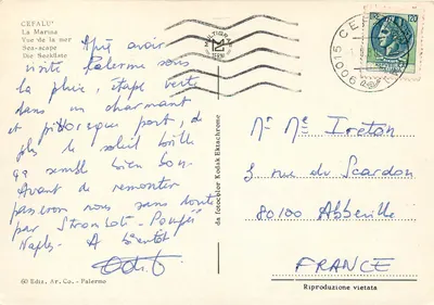 Cefalù — Widok morza — 60 Ediz. Ar. Co. - Palermo — Rewers
