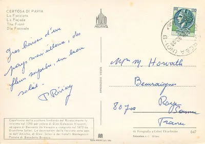 Certosa di Pavia — Fronton — Muzio Milano — Rewers
