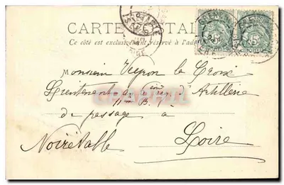 Grenoble — rzeka Isère i Czapka Neronowa — Papeterie des Alpes Eug. Robert, Grenoble — Rewers