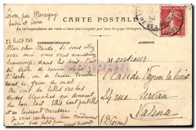 Céron — Katedra w Céron — Tachon, tabac Céron — Rewers