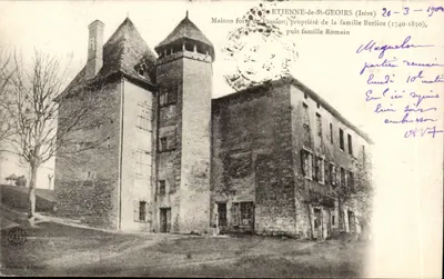 Étienne-de-St-Geoirs (Isère) — Casa forte de Passion, propriedade da família Berlioz (1740-1850), depois família Romain — editor Jouban