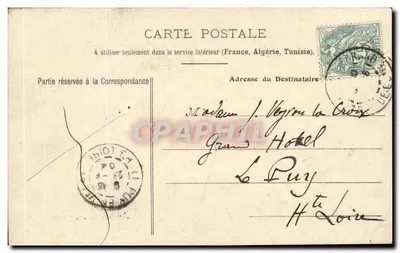 Royat - Kursaal — Ilustrowana Auvergne, nr 928 — Rewers