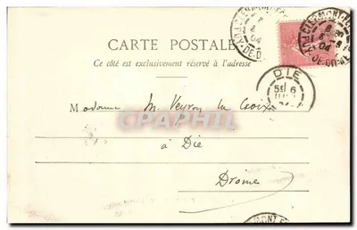 Clermont-Ferrand — Vista geral — Lib. Bougeard, 41, Rue des Bains, Clermont-Ferrand — Verso