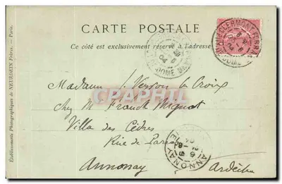 Clermont-Ferrand — Cour da Universidade — estátua equestre — Editor ND Phot, n°48 — Verso