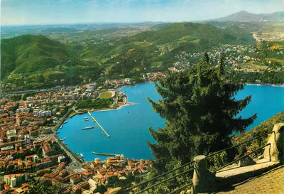 Como — Panorama visto de Brunate — F.lli Clerici S.p.A. Portichetto - Como
