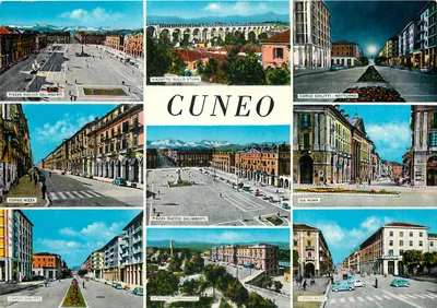 Cuneo — vista panorâmica — Ed. Carignano n° 126