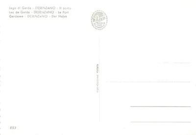 Port de Desenzano - Lac de Garde — M. Ross Brescia n°653 — Rewers