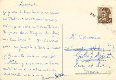 Lacustrzne wioski — Włochy — wydawca nieznany, nr N,1 — Rewers