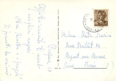 A Ressurreição de Cristo — pintura italiana — Dep. Stampa in Italia 4297 04 — Verso