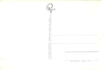 Lago Maggiore - Feriolo — widok jeziora i wsi — wydawca Reggiori, n° 1106 — Rewers