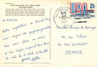 The Fabulous Strip — Las Vegas, Nevada — H.S. Crocker Co. Inc. — Verso