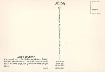 Amish Country — Stel-Mar Super Scenics S-27 — Verso