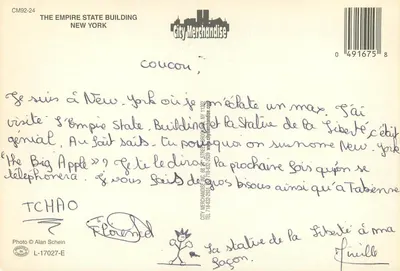Nova Iorque — Empire State Building — City Merchandise — Verso