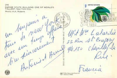 Empire State Building — Nova York — Mike Roberts Color Productions, n°148 — Verso