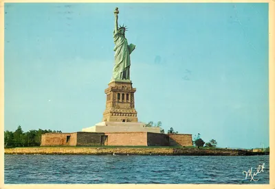 Estátua da Liberdade — Nova Iorque — editor Tomlin Art Co.