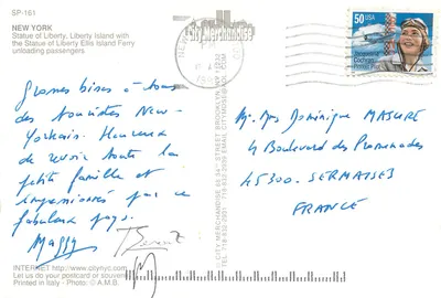 Estatua da Liberdade — Liberty Island — City Merchandise SP-161 — Verso