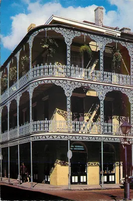 Balcones de Lace — 700 Royal Street, Nova Orleans — Pub. by Grant L. Robertson, Metairie, Louisiana