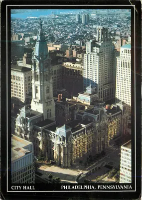 Prefeitura — Filadélfia, Pensilvânia — Philadelphia Post Card Co.