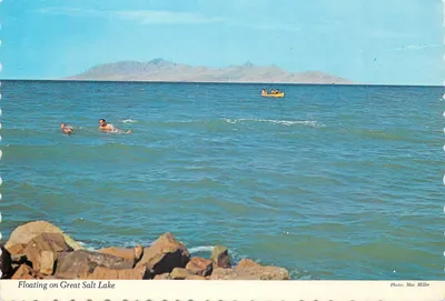 Nadadores no lago salgado — Utah — editor Dexter Press, n° DT-75287-C