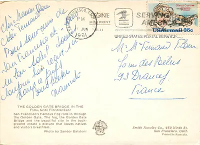 Most Golden Gate — w mgie — Smith Novelty Co., 460 Ninth St. San Francisco, Calif. — Rewers