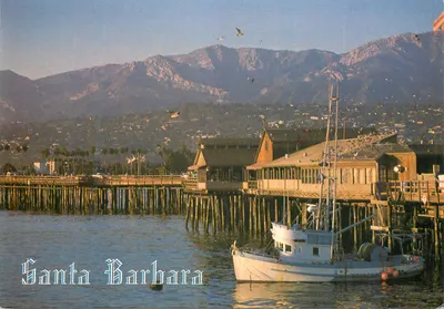Santa Barbara — Stearns Wharf — Santa Barbara Scenics SBS-1001