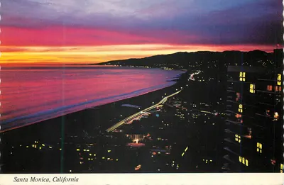 Santa Monica, Califórnia — pôr do sol — Mitock & Sons