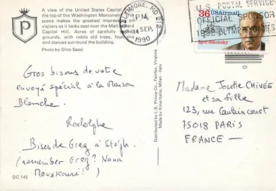 Washington D.C. — Kaptur — L.B. Prince Co., Milan - Italy — Rewers