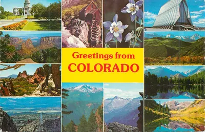 Colorado — Greetings from Colorado — G.R. Dickson Co.