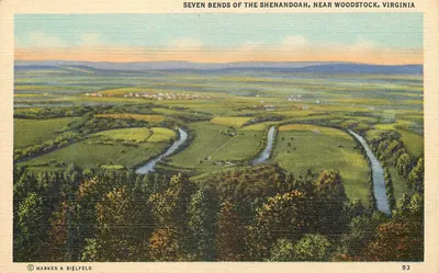 Sete curvas do Shenandoah, perto de Woodstock, Virgínia — Marken & Bielfeld, n°93