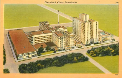 Cleveland Clinic Foundation — vue aérienne — Technor Art Publishing Co.
