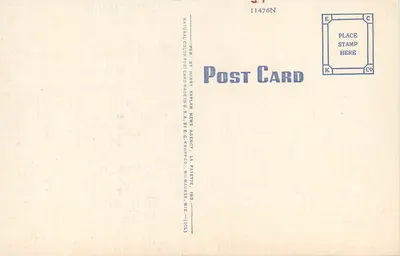 Fowler Hotel, La Fayette, Ind. — editor E.C. Kropco, Milwaukee, Wis. — Verso