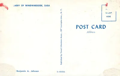 Wioska na wzgórzu — Saba — Wydawca Benjamin A. Johnson, seria S-4356 — Rewers