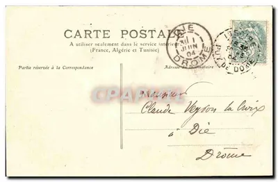 Auvergne — ISSOIRE — Kaskada — Drukarnia Gauthier-Marion, Issoudun — Rewers