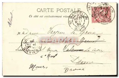 O Ponte de Iseron — Dauphiné — Papeterie des Alpes Eug. Robert, Grenoble — Verso