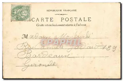 Marsylija - Katedra — Phototype E. Lacour, 19, rue Thalamann — n°24 — Rewers