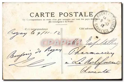 Royan - Les Pierrières, de brug van de Duivel — Uitgave van de Nouvelles Valéziennes — Achterkant