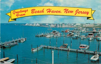 Beach Haven, Nova Jersey — porto com barcos — Little Egg Harbor Yacht Club