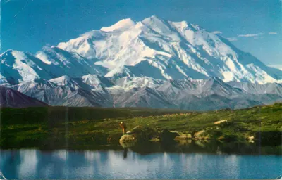 Monte McKinley — vista norte — Alaska — editor C.P. Johnston Company