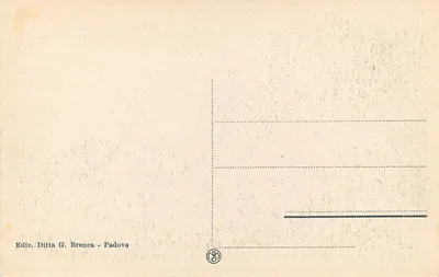 Padova — Piazza delle Erbe — wydawca G. Bronca, nr 8 — Rewers