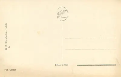 Katakomby kapucynów w Palermo — widok trumien z figurami — wydawca Fot. Grassi, n° 167 — Rewers