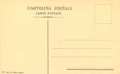 Palerme - Ogród Pałacu Królewskiego — Wydawca G. Pedone Lauriel, nr 111 — Rewers