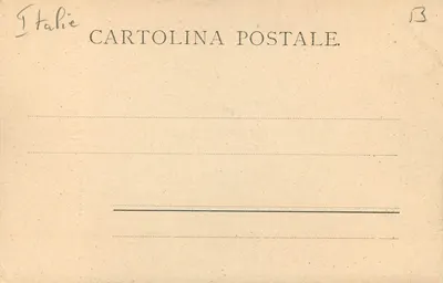 Stary ołtarz w katedrze w Pizie — Wyłączna własność Oreste Scarlatti — seria 50 — Rewers
