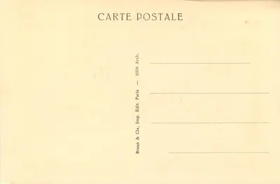 Pompéia — A Porta de Herculanum — Braun & Cie, Paris — Verso