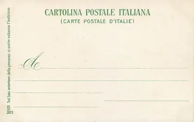 Ulica Abbondanza i fontanna — Pompei — Wyd. E. Ragozino, Galleria Umberto, Napoli — Rewers